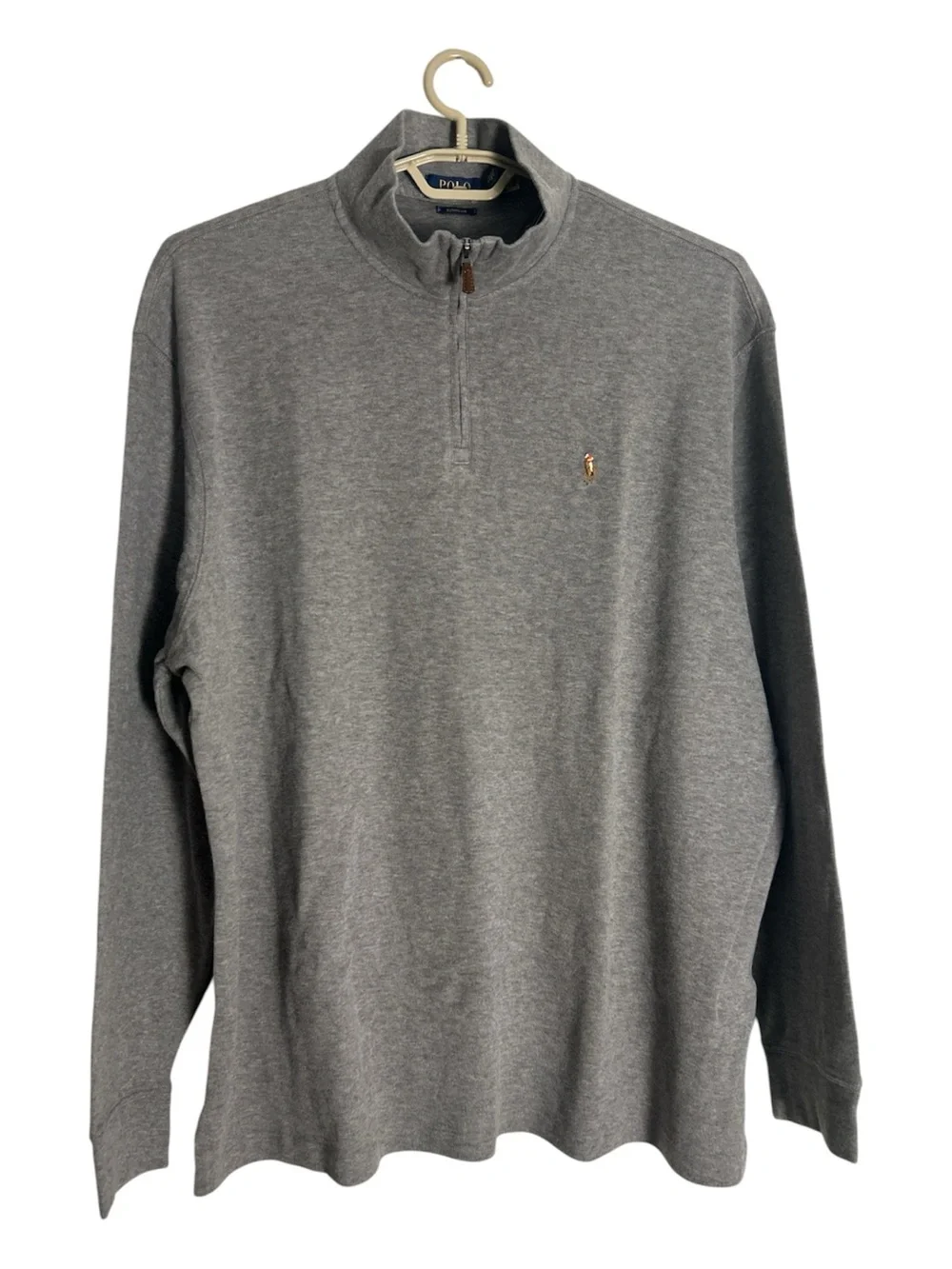 Polo Ralph Lauren Estate Rib Sweater in Classic Grey Size XXL